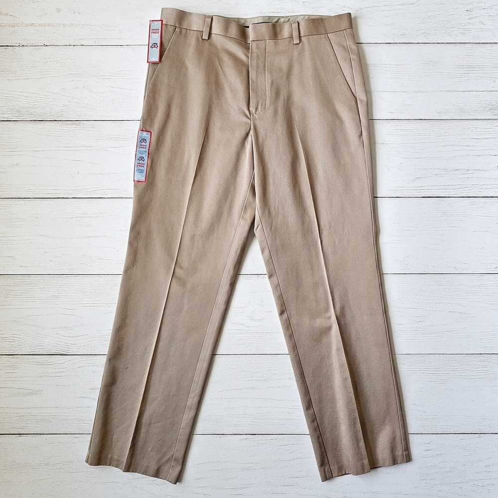 🆕 Dockers Iron Free Cotton Khaki Pants Men’s 36x32 Classic Fit NWT
